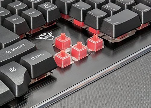 Trust GXT Halbmechanische LED Gaming Tastatur