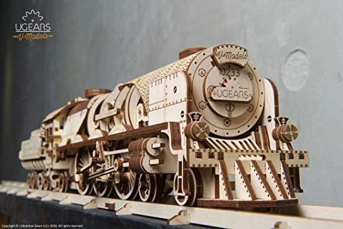 UGEARS Dampflokomotive Holzpuzzle