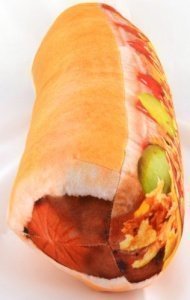 Unitedlabels Kissen "Hot Dog" circa 50 cm