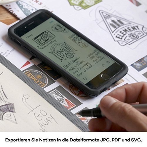 Wacom Bamboo Slate Smartpad A4 / Großes Notepad mit Digitalisierungs-Funktion inkl. Eingabestift mi