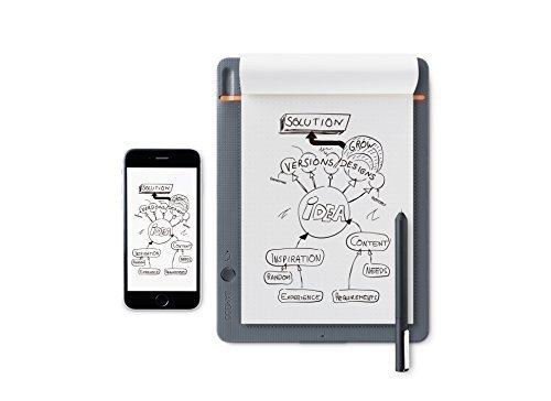 Wacom Bamboo Slate Smartpad A5 / Kleines Notepad mit Digitalisierungs-Funktion inkl. Eingabestift