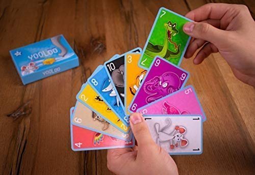YOOLOO JUNIOR - Das Coole Kartenspiel für Kinder - Auch zum Lernen von Zahlen - Lernspiel - (2 bis 