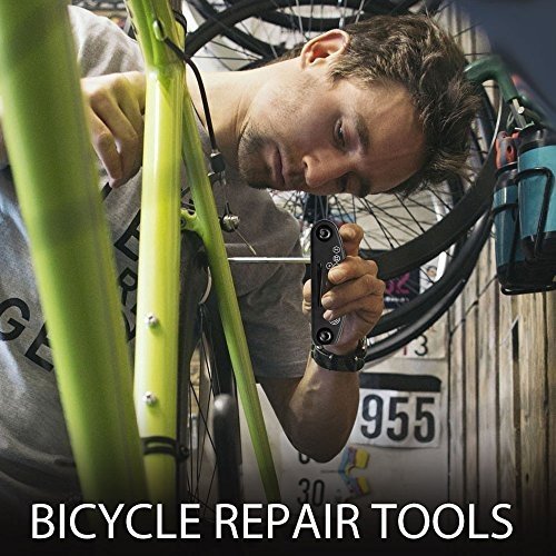 Fahrrad-Multitool, Migimi 16 in 1 Werkzeuge für Fahrrad Reparatur Set