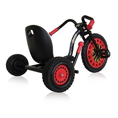 Hauck T92002 Typhoon, Trike/ Dreirad-Chopper, schwarz/rot