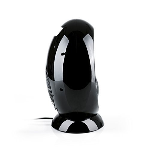 Heizstrahler Kamin-Optik | elektrischer Kamin | Ofen | 1500W | schwarz | echte Flammen-Optik