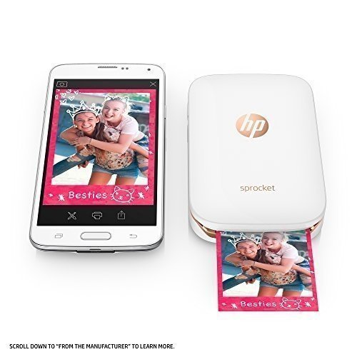 HP Sprocket Mobiler Fotodrucker inklusive 10 Seiten Fotopapier