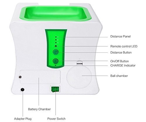 iDog Ballwurfmaschine Automatische Ball Launcher Rechargeable Ball Launcher Automatische Kugelschleu