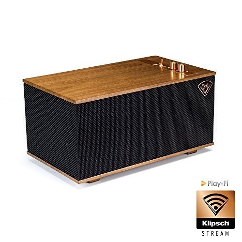 Klipsch Heritage The Three Walnut Walnussholz Multi-Room Streaming aptX Bluetooth WLAN