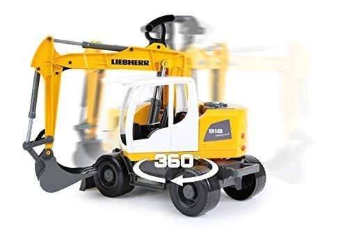 Lena 04601 - Worxx Schaufelbagger Modell Liebherr A918 Compact Litronic, ca. 48 cm