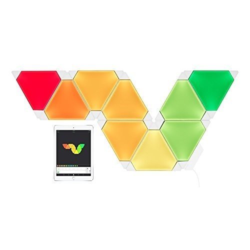 nanoleaf Light Panels - 9x Modulare Smarte LED - Lichtpanels mit App Steuerung