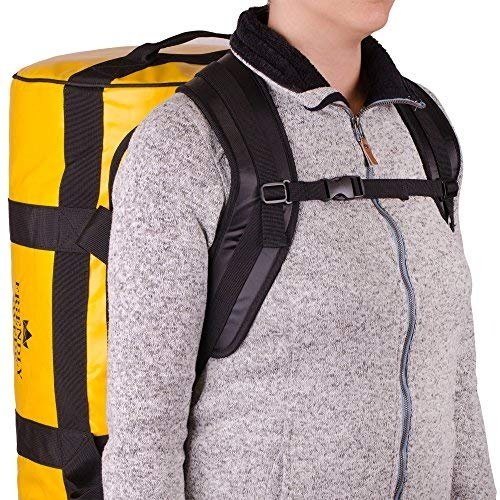 The Friendly Swede Wasserfeste Reisetasche - Duffle Bag Rucksack 30L / 60L / 90L - Seesack, Sporttas