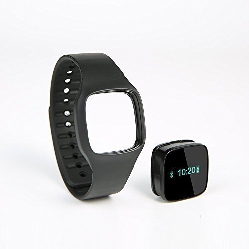 Usense 2-in-1 Smart Tennis Sensor Armbanduhr Trainingshilfe Schlagdaten-Analysegerät Schrittzähle