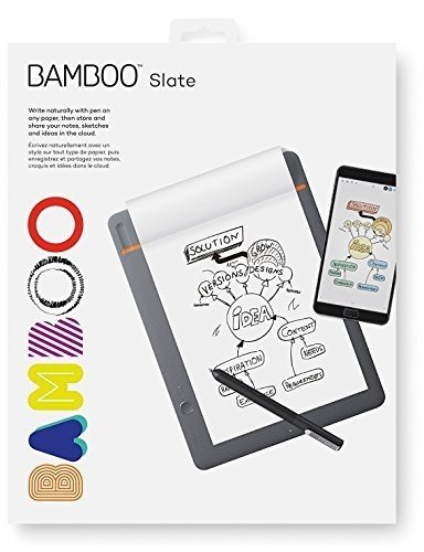 Wacom Bamboo Slate Smartpad A5 / Kleines Notepad mit Digitalisierungs-Funktion inkl. Eingabestift