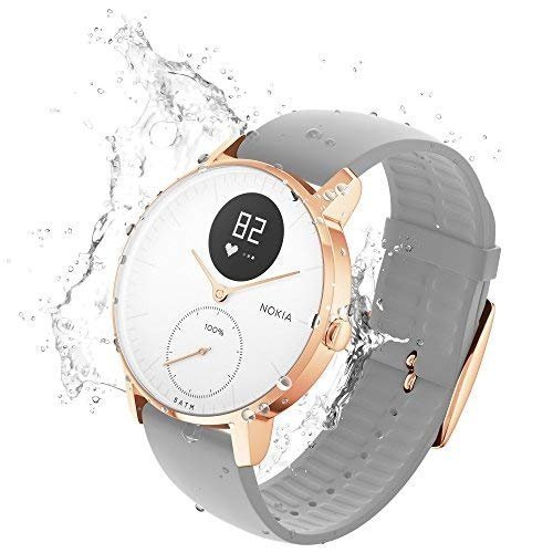 Withings / Nokia Steel HR Rose Gold Hybrid Smartwatch - Armbanduhr mit Aktivitäts & Herzfrequenzfun