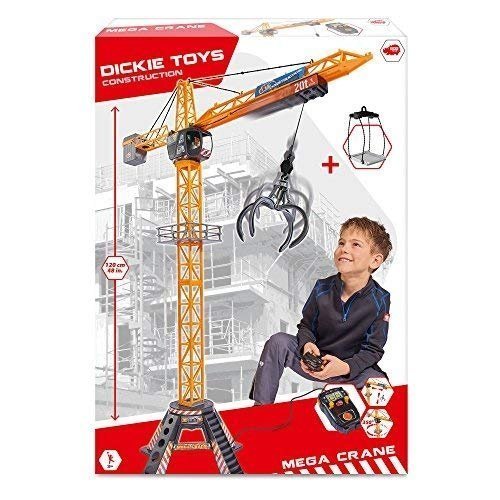 Dickie Spielzeug - Mega Crane, Kabel-Fernsteuerung