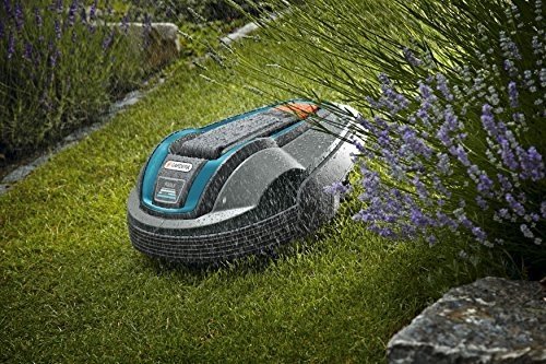 GARDENA Mähroboter R40Li: Akkubetriebener Rasenmäher-Roboter ideal für Gärten bis 400 qm, Steigu