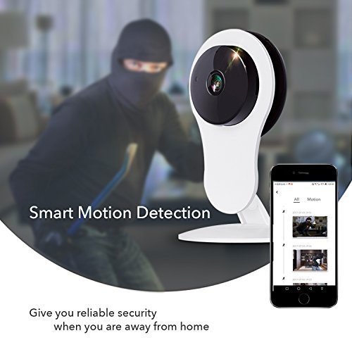 Home Security Kamera Funktioniert mit Alexa Echo Show 720P Full HD WiFi Wireless IP-Kamera mit Beweg
