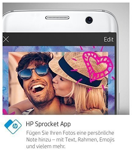 HP 2-in-1 Sprocket Mobiler Fotodrucker und Sofortbildkamera