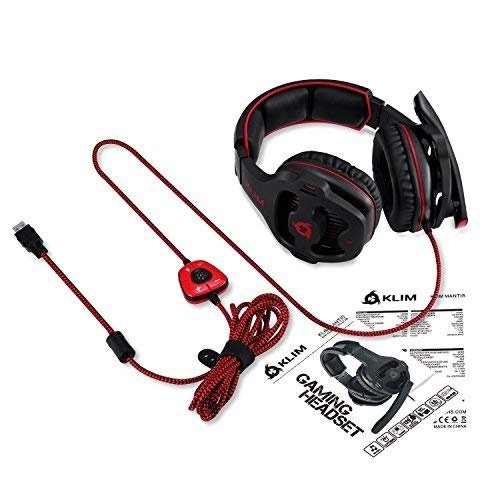 KLIM Mantis - Micro Gaming Headset - USB 7.1 - Hohe Qualität - Für PC PS4 Gaming