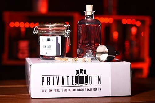 Private-Gin - Gin selbermachen - Gin Baukasten - All inclusive Set - Geschenk für Männer - Gewürz