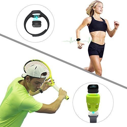 Usense 2-in-1 Smart Tennis Sensor Armbanduhr Trainingshilfe Schlagdaten-Analysegerät Schrittzähle