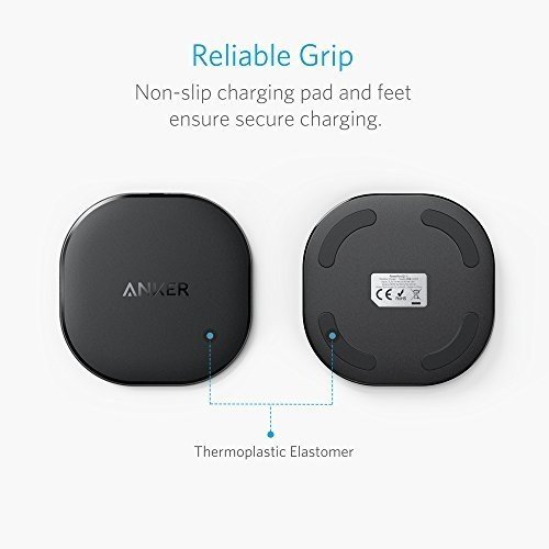 Anker 10W Fast Wireless Charger Drahtlose Induktive, Ladegerät für Samsung S7 / S6 / Edge / Plus /