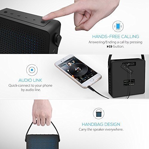 Bluetooth Lautsprecher, Mpow FreeBang Wireless 10W Lautsprecher mit 4400mAh Externe Power Bank, IPX5