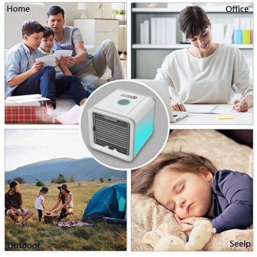 Mini Luftkühler Mobile Klimageräte Air Cooler mit Wasserkühlung Zimmer Raumentfeuchter Mini Klima