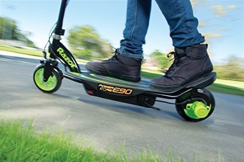 Razor E90 Electric Scooter Power Core Green 82,5 cm L x 40 cm B x 91,5 cm H