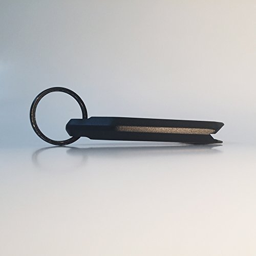 ThinOptics-Lesebrillen als Schlüsselanhänger. Schwarzer Rahmen