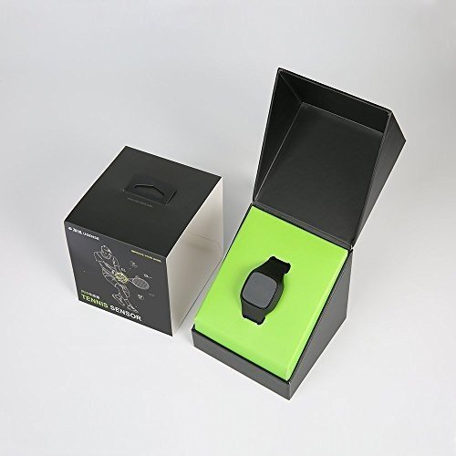 Usense 2-in-1 Smart Tennis Sensor Armbanduhr Trainingshilfe Schlagdaten-Analysegerät Schrittzähle