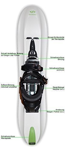 Crossblades Schneeschuhe Softboot - Neuartiges Schneeschuh System mit dem man Steigen, Fahren und Gl