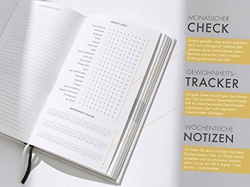 Das 6-Minuten-Tagebuch - Ein Buch, das dein Leben verändert, Mix aus Sach-, Praxis- und Notizbuch