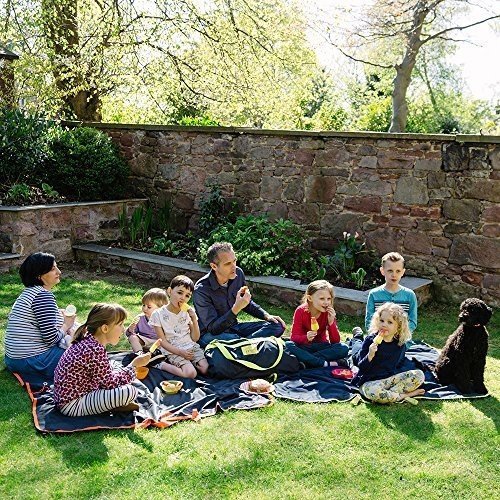 Der Brug. Familientaugliche Picknickdecke und Tragetasche in einem