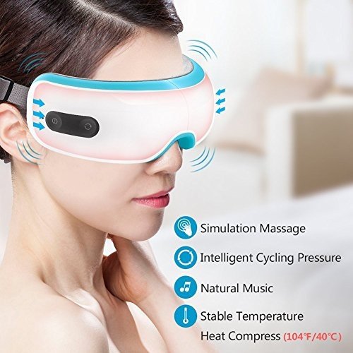 Samesay Breo Augen Massagegerät Elektrisches Augen Massager mit Drei Modul (Wärmefunktion Vibratio
