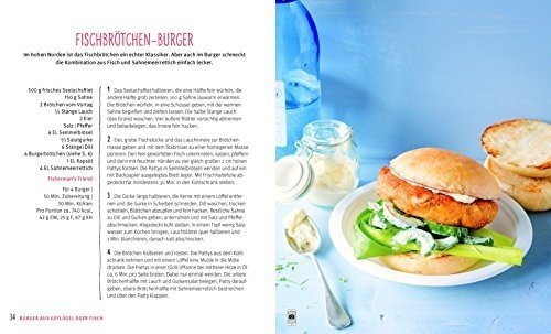 Burger-Set: mit antihaftbeschichteter Burgerpresse aus Aluguss (GU BuchPlus)