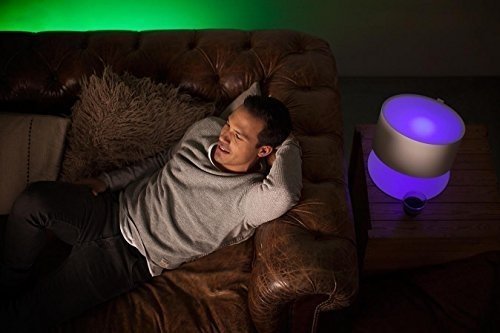 Philips Hue White & Color Ambiance E27 LED Lampe Starter Set, drei Lampen 3. Generation inkl. Bridge