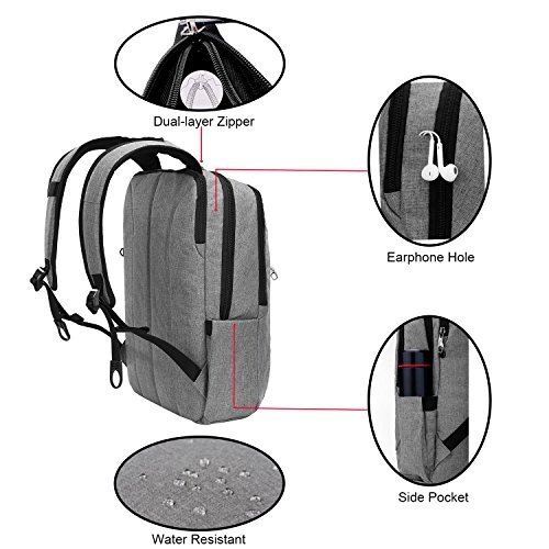 Slotra Daypack Laptop Rucksack Diebstahlsicherung 15,6 Zoll Business