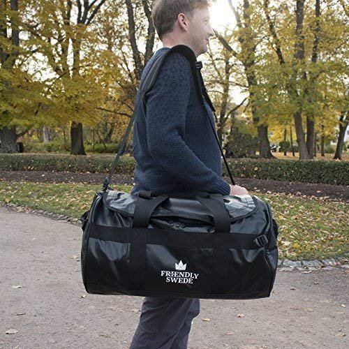 The Friendly Swede Wasserfeste Reisetasche - Duffle Bag Rucksack 30L / 60L / 90L - Seesack, Sporttas