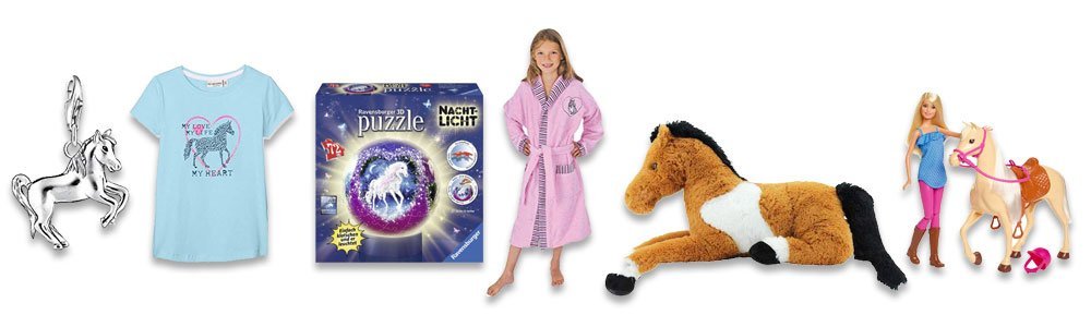 Spielzeug Paket Mädchen Geschenke Geburtstag Osternest Pferde Markenware 9 tlg 