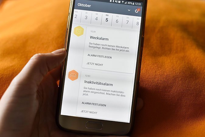 Haben Sie den Überblick: Sie können alle Tage auch noch später aufrufen und ihre Daten einsehen.