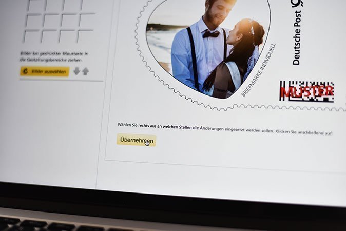Sitzt Ihr Bild noch nicht richtig? Kein Problem! Einfach auf die entsprechende Marke klicken und das Bild verschieben. Dann müssen Sie nur noch auf „Übernehmen“ klicken.
