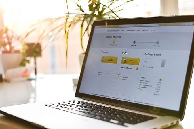 Übersichtlich, einfach und schnell. Die Einstellungen für Euer Produkt sind in Sekunden ausgewählt.