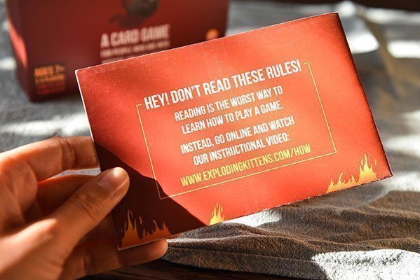 ...aber auch das Video erklärt das Spiel innerhalb kürzester Zeit!