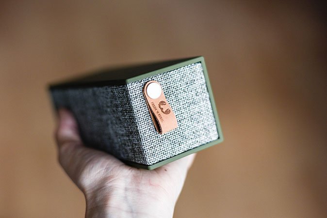 Auch hier darf das Logo nicht fehlen. Die Farben der Rockbox sind sehr gut aufeinander abgestimmt.