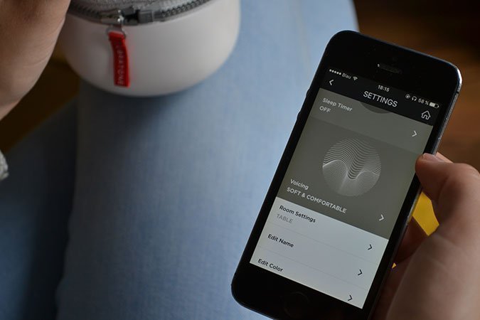 Eine kleine Spielerei: Das Design der App kann geändert werden. Doch die Funktionen den Klang an die Umgebung anzupassen machen die Vorteile der kostenlosen App erst wirklich aus.