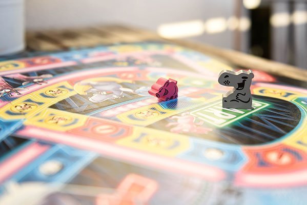 ...und auf dem Spielbrett ein kleiner Hingucker.