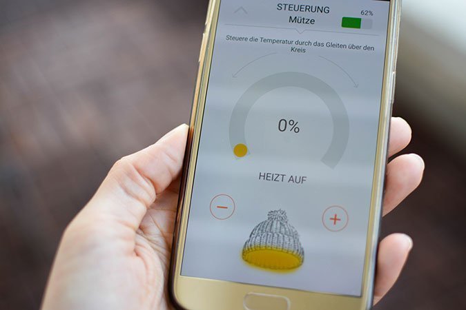 Los geht’s – nur kurz Aufheizen und die Mütze ist bereit.