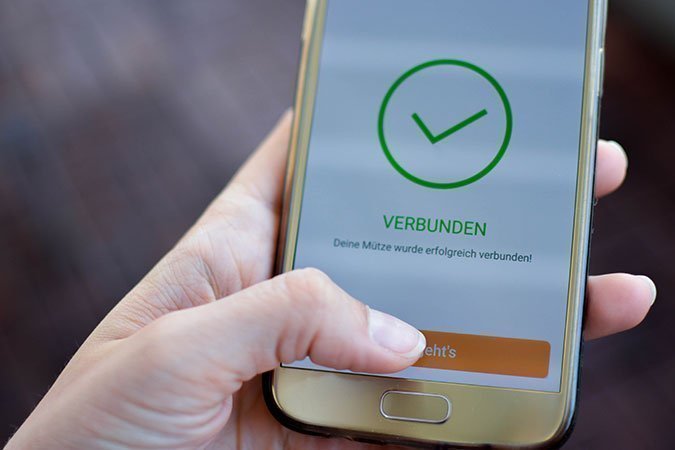 Nach dem Verbinden können Sie Ihren neuen Wegbegleiter sofort benutzen.