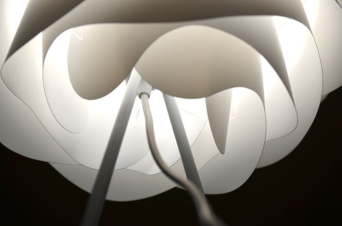 Sehr warmes Licht mit 20.000 Kelvin strahlt in jede Richtung ab